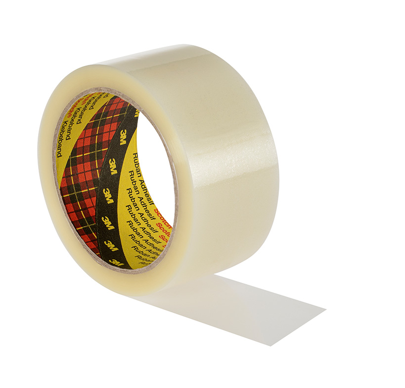 Scotch® Packaging Tape 371, Clear, 48 mm x 66 m