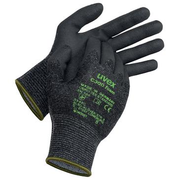 uvex C300 foam protective gloves 60544, size 7