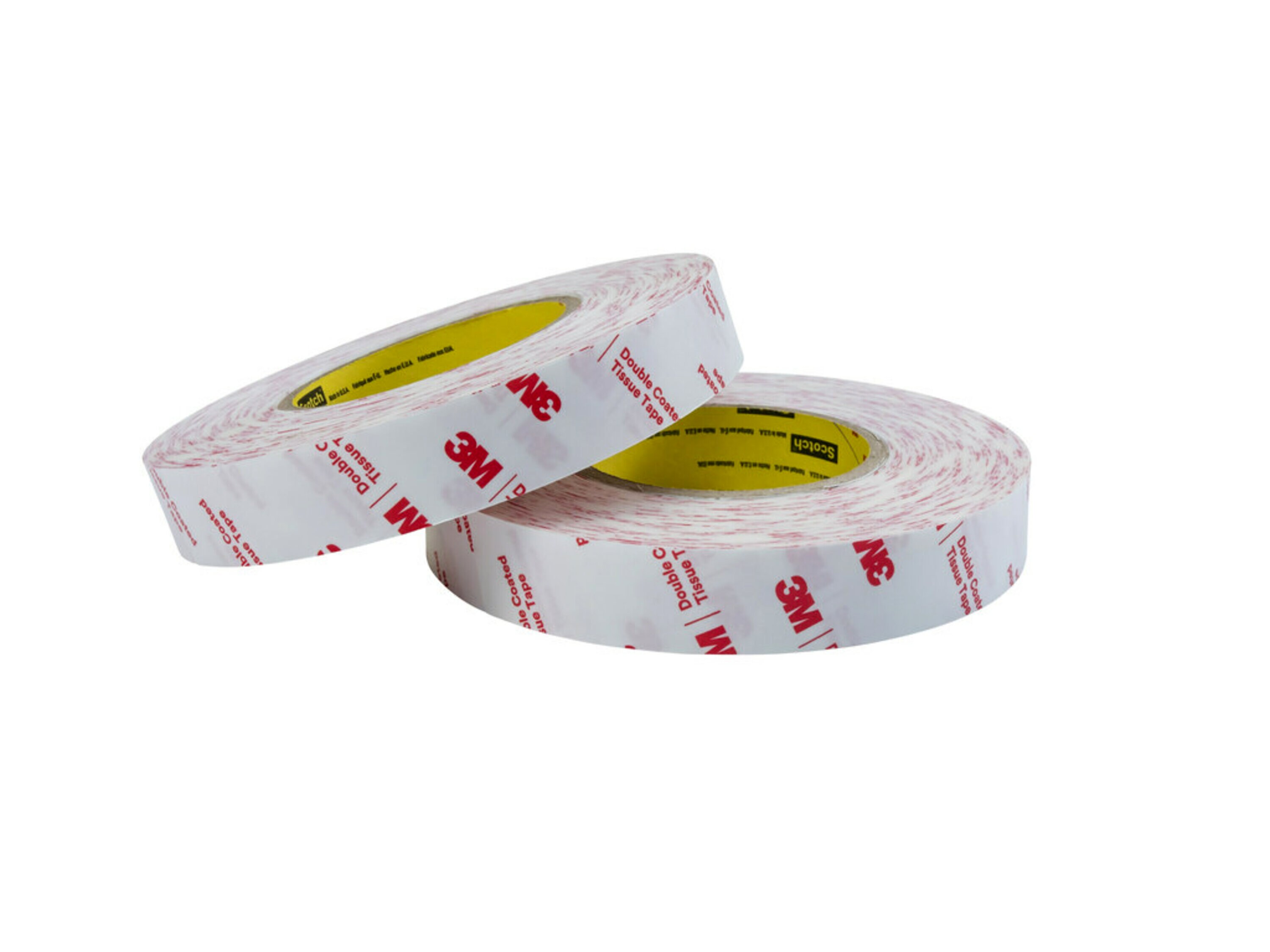 3M™ Double-sided adhesive tape with paper-fibre backing 56415, transparent, 12 mm x 50 m