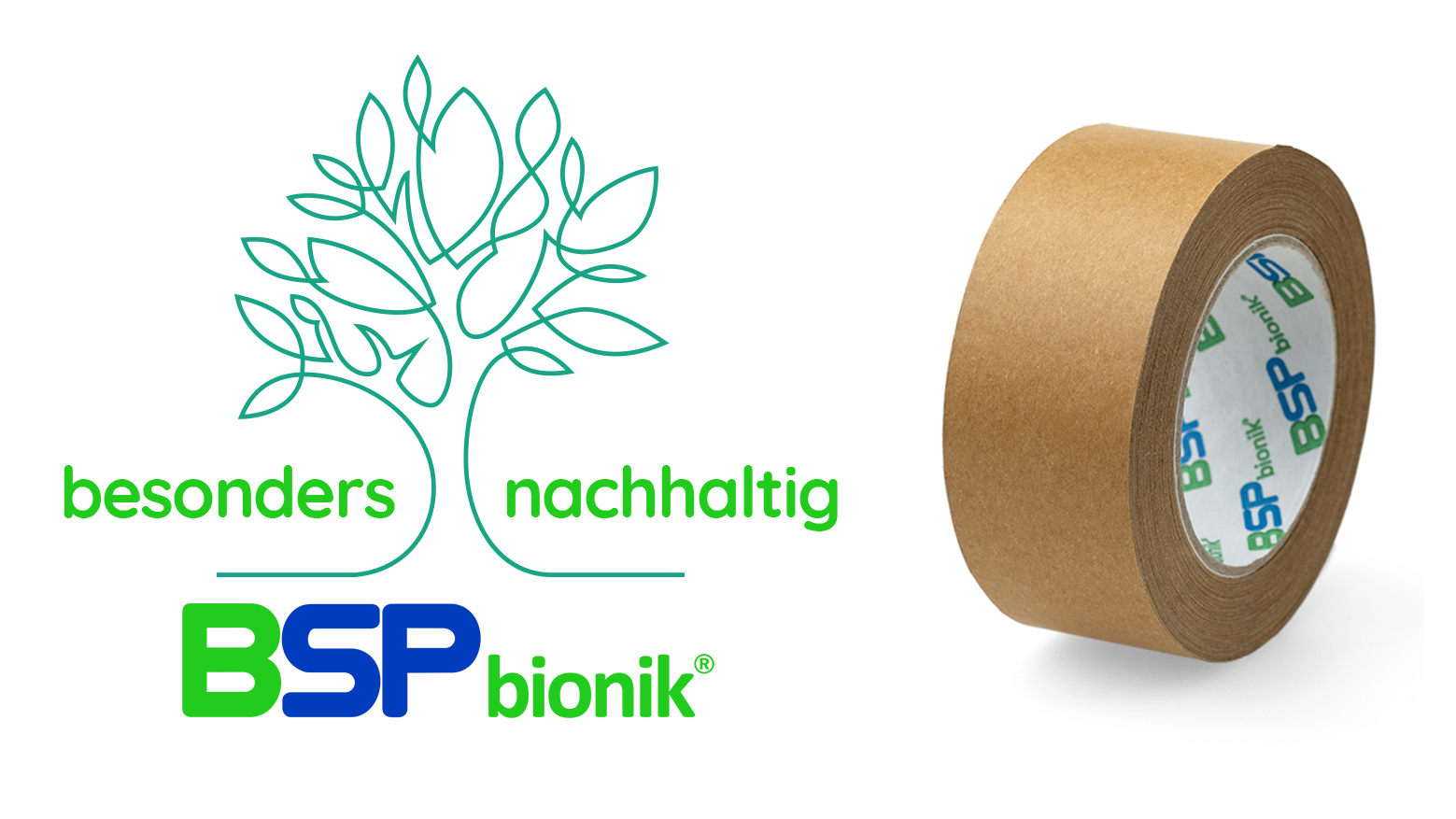 BSP bionik 135 Papier-Verpackungsklebeband 50mm x 50m braun