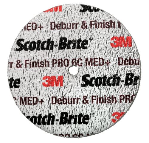 Disque compact Scotch-Brite™ Deburr and Finish Pro DP-UW, 50 mm x 3,175 mm x 6,35 mm, 8C CRS+