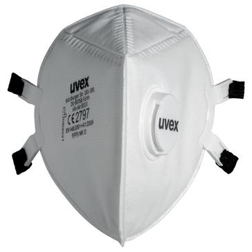 uvex silv-Air e 8313 FFP3 foldable face mask, 15 pieces