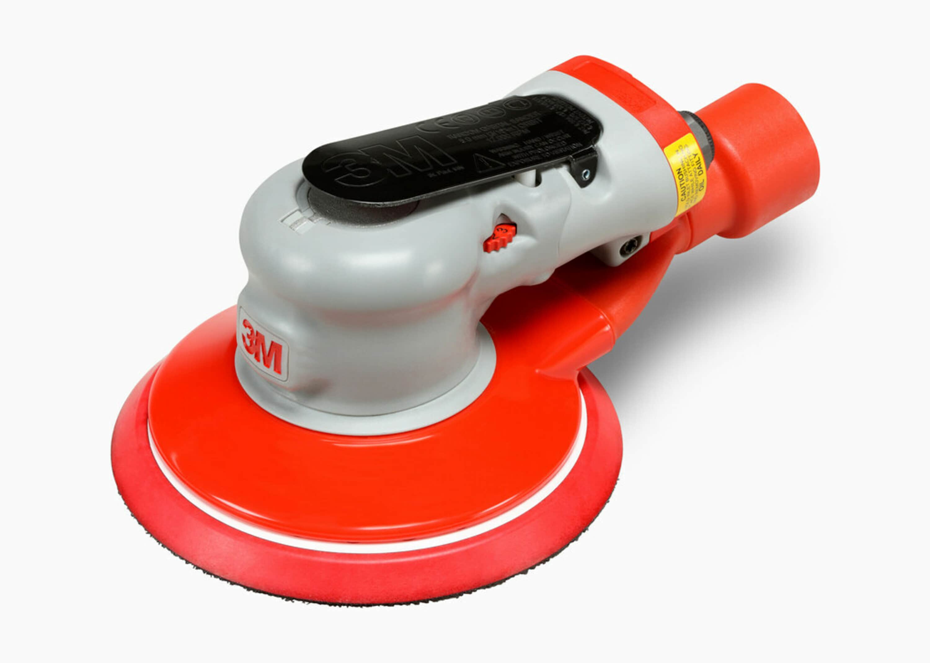 3M™ Elite Series Single-Handed Random-Orbit Sander, Pneumatic, 75 mm, without dust extraction, 2.5 mm stroke, 28496