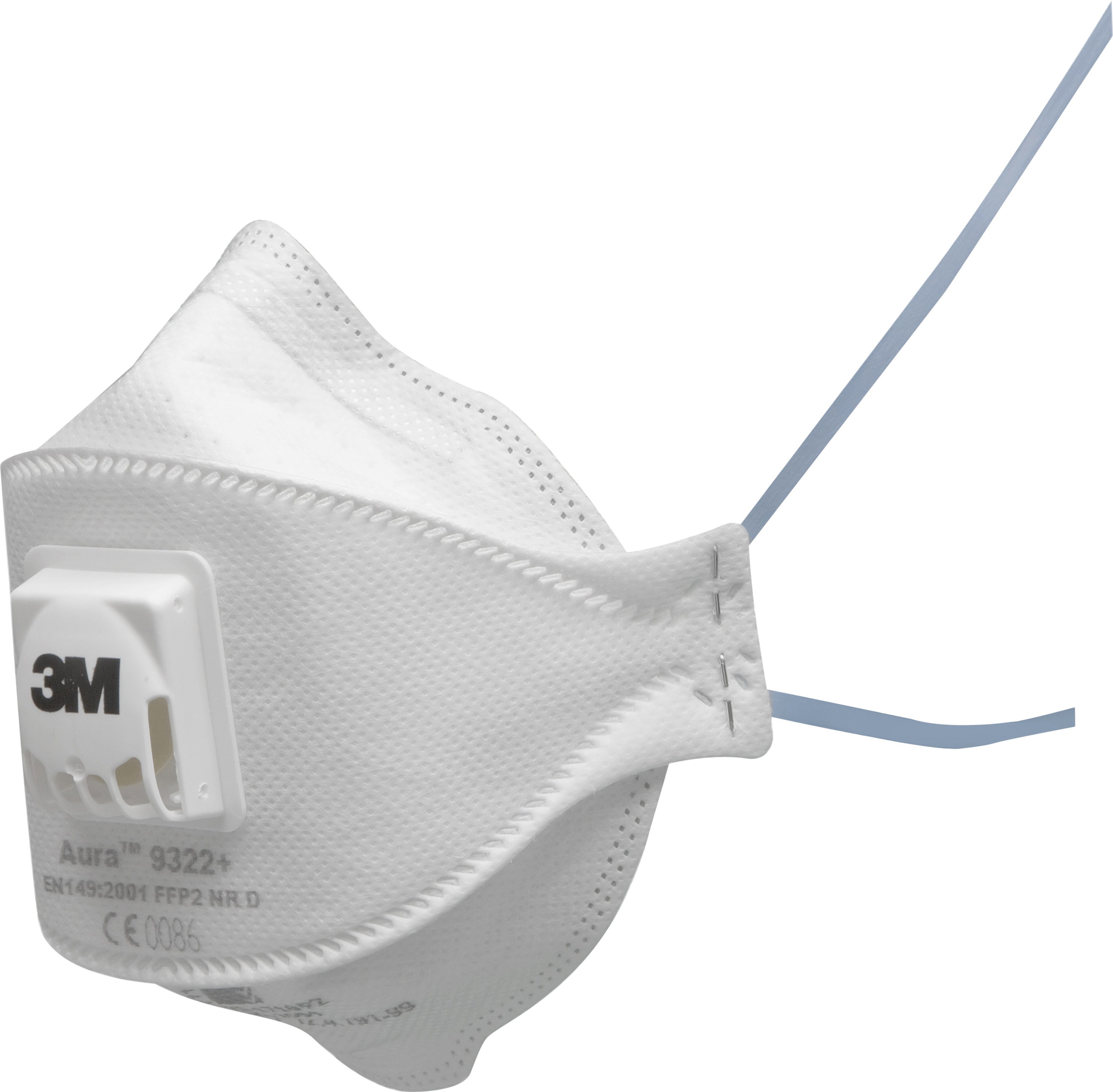 3M™ Aura™ Masque antipoussière , FFP2, avec valve, vrac, 9322+